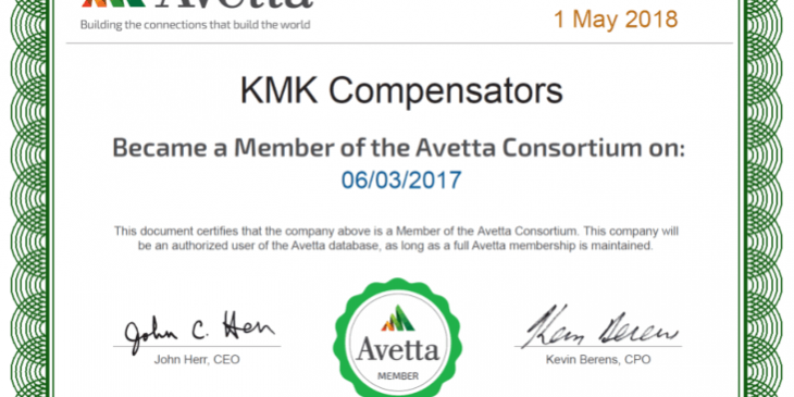 Certificate showing our membership of the Avetta Consortium